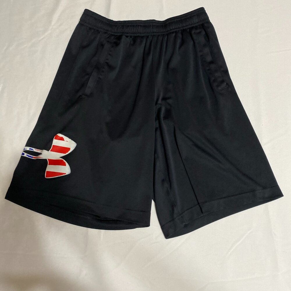 Under Armour UA Freedom Tech Big Flag Logo 1359349 S Polyester Black